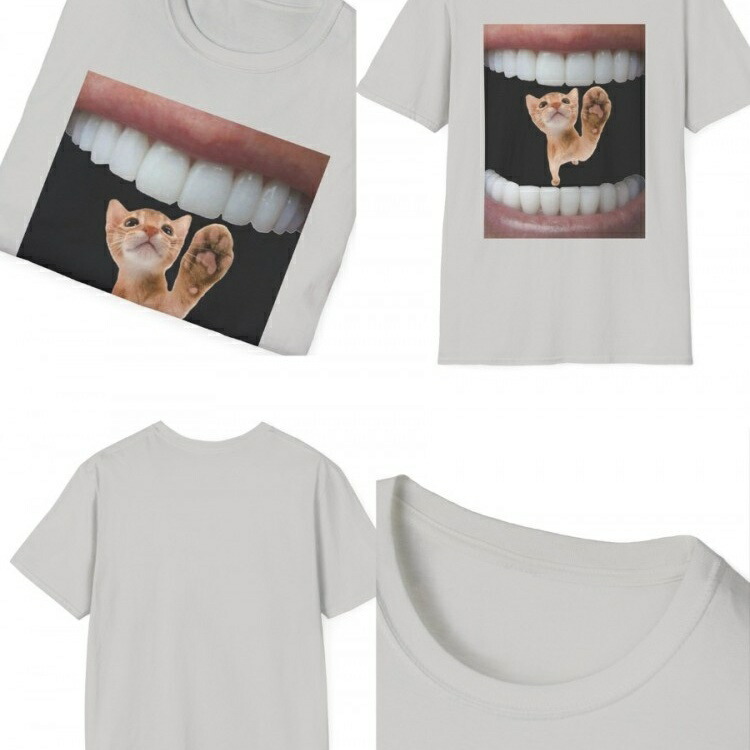 あなたの写真を"口"にプリント！斬新デザインのカスタムTシャツ｜愛犬・家族との思い出を 11