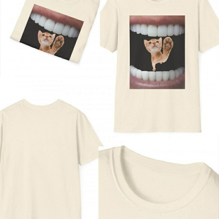 あなたの写真を"口"にプリント！斬新デザインのカスタムTシャツ｜愛犬・家族との思い出を 7
