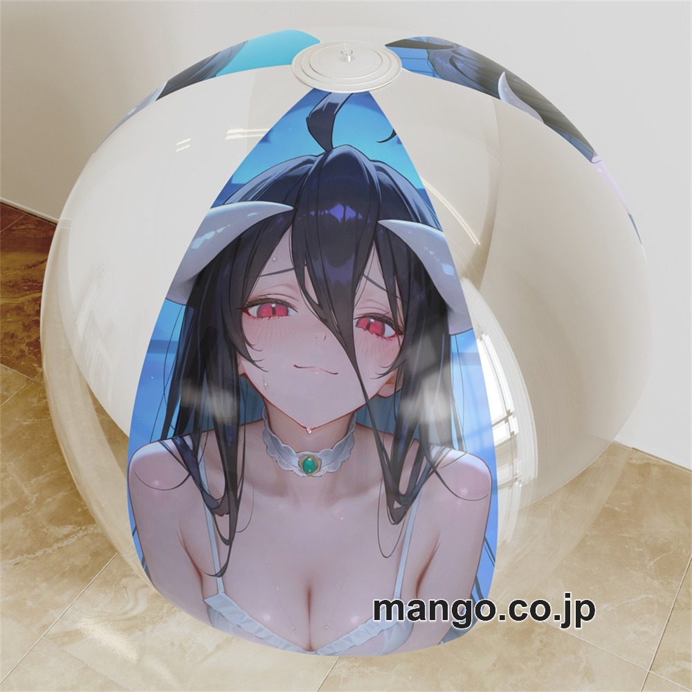 【抱き枕カバー / 等身大】 アニメ キャラクター ビーチボール【オーバーロード】アルベド 海洋ボール PVC製 キャラクターグッズ コレクション用 等身大ビニールクッション 抱き枕 アニメ・キャラグッズ