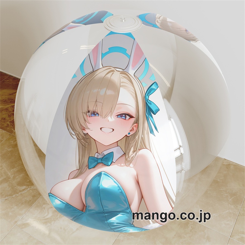 【抱き枕カバー / 等身大】 アニメ キャラクター ビーチボール【ブルーアーカイブ】一之瀬アスナ 海洋ボール PVC製 キャラクターグッズ コレクション用｜PVC エアクッション 等身大サイズ 立体ディスプレイ