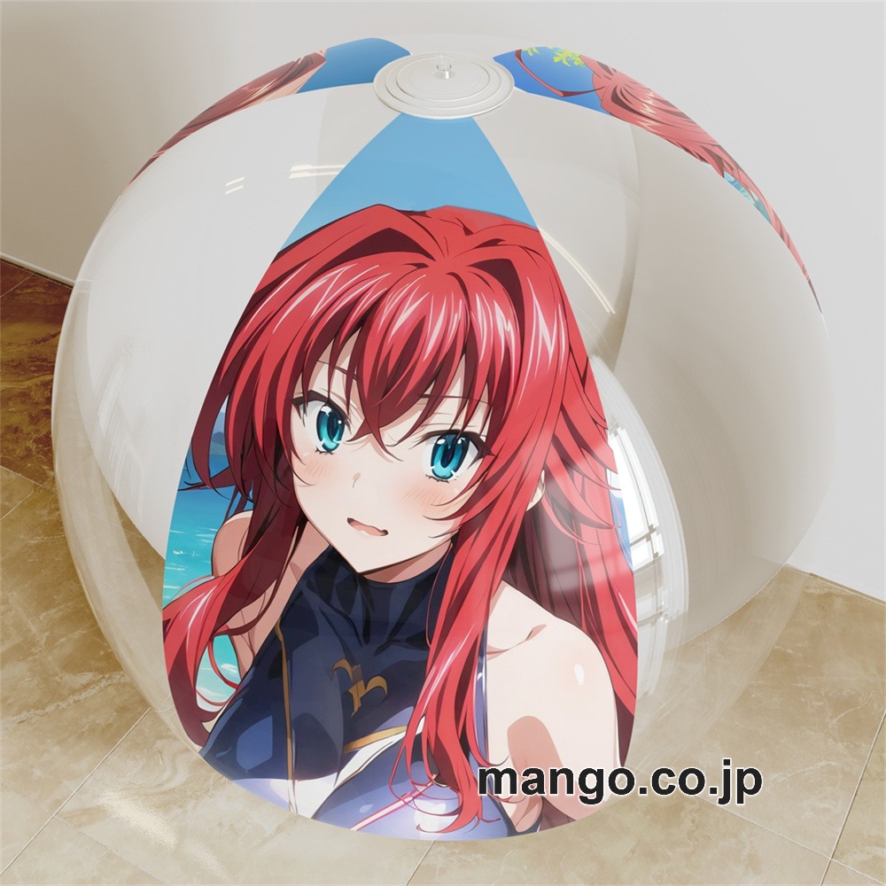 【抱き枕カバー / 等身大】 アニメ キャラクター ビーチボール【ハイスクールD×D】リアス 海洋ボール PVC製 キャラクターグッズ コレクション用｜PVC エアクッション 等身大サイズ 立体ディスプレイ