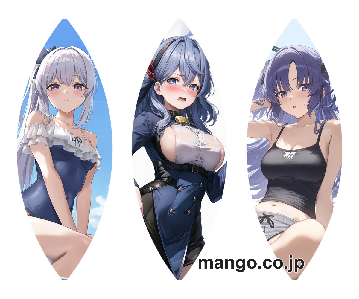【抱き枕カバー / 等身大】 アニメ キャラクター ビーチボール【ブルーアーカイブ】早瀬ユウカ 月雪ミヤコ 天雨アコ 海洋ボール PVC製 キャラクターグッズ コレクション用｜等身大エアクッション ビッグサイズ PVC製 アニメグッズ 2