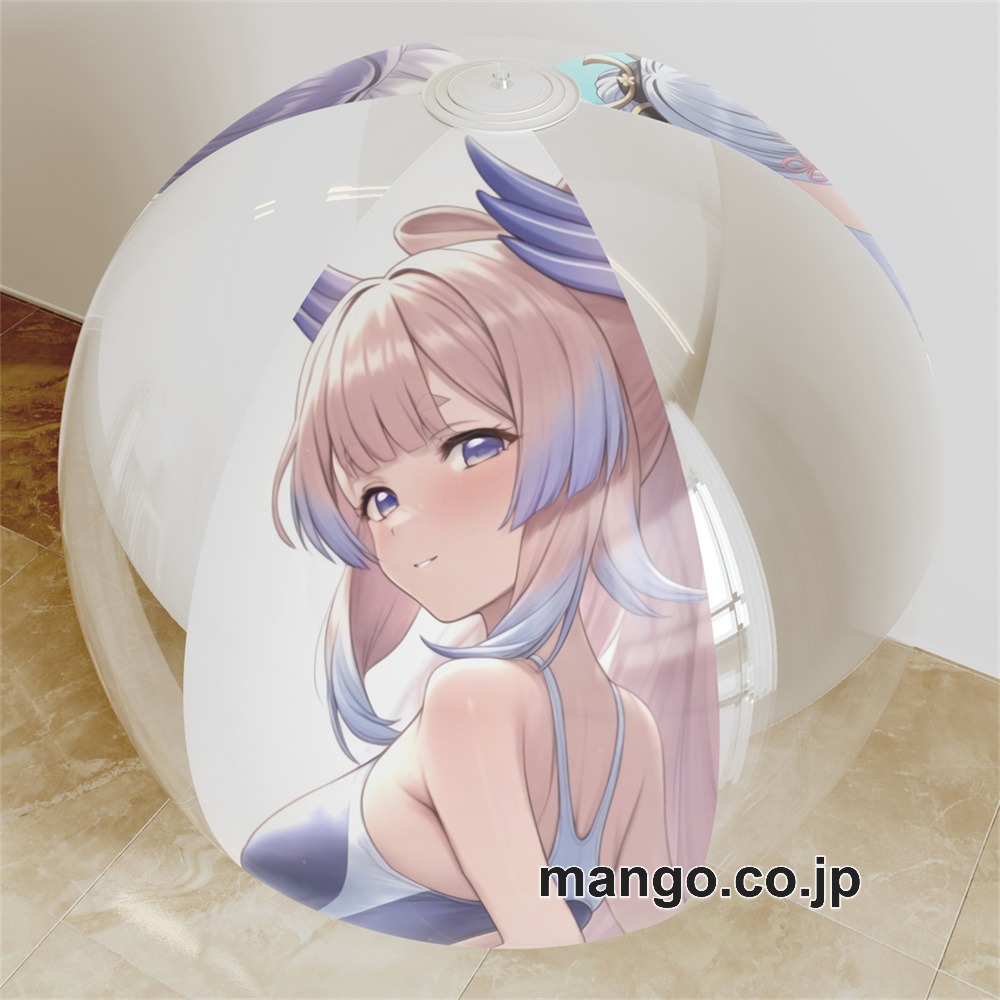 【抱き枕カバー / 等身大】 アニメ キャラクター ビーチボール【原神】雷電將軍 珊瑚宮心海 神里綾華 海洋ボール PVC製 キャラクターグッズ コレクション用 等身大 抱き枕 空気ビニール製 キャラクターグッズ