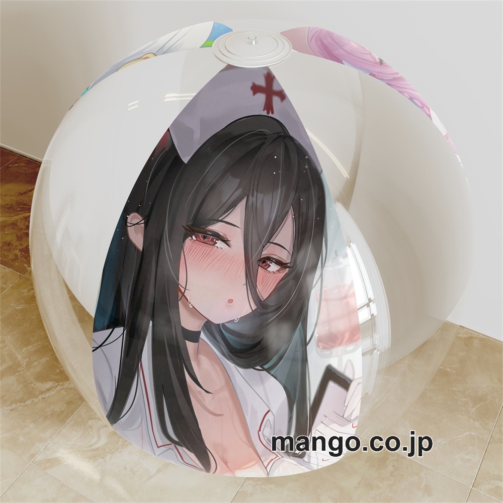 【抱き枕カバー / 等身大】 アニメ キャラクター ビーチボール【ブルーアーカイブ】浦和ハナコ 十六夜ノノミ 羽川ハスミ 海洋ボール PVC製 キャラクターグッズ コレクション用｜等身大エアクッション ビッグサイズ PVC製 アニメグッズ