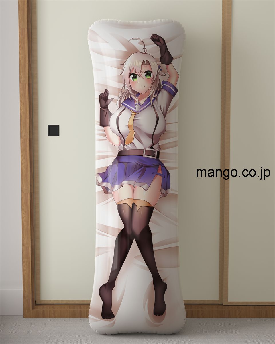 【アダルト】R18アニメ抱き枕カバー 【艦隊これくしょん】 衣笠さん 大型クッション キャラクターグッズ PVC製 コレクション用｜空気ビニール製 等身大抱き枕 キャラクターコレクション