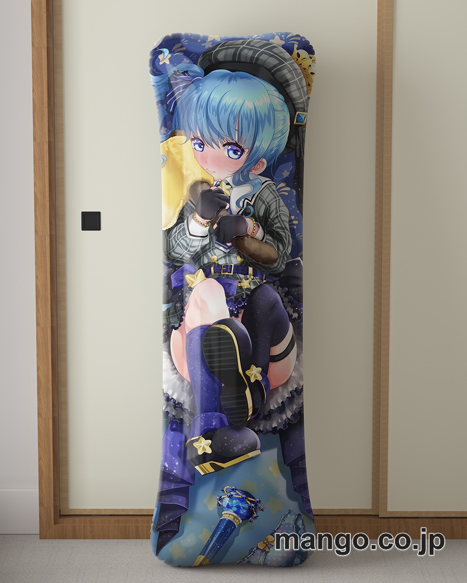 【抱き枕カバー / 等身大】 アニメ抱き枕カバー【バーチャルYoutuber】星街すいせい大型クッションキャラクターグッズPVC製コレクション用｜空気ビニール製 等身大抱き枕 コレクション向けグッズ 2