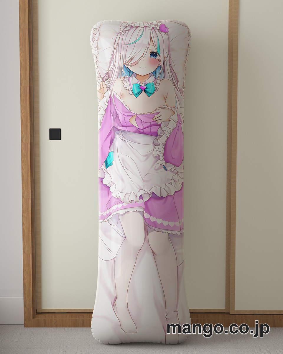 【抱き枕カバー / 等身大】 アニメ抱き枕カバー【バーチャルYoutuber】イル＝フローラ大型クッションキャラクターグッズPVC製コレクション用｜空気ビニール製 等身大抱き枕 コレクション向けグッズ 2