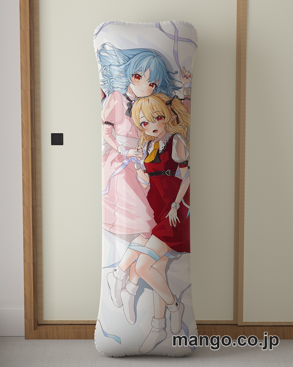 【抱き枕カバー / 等身大】 アニメ抱き枕カバー【東方Project】レミフラ大型クッションキャラクターグッズPVC製コレクション用 等身大ビニールクッション 抱き枕 アニメ・キャラグッズ 2