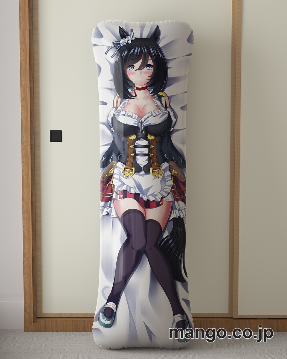 【抱き枕カバー / 等身大】 アニメ抱き枕カバー【ウマ娘】エイシンフラッシュ大型クッションキャラクターグッズPVC製コレクション用｜PVC エアクッション 等身大サイズ 立体ディスプレイ 2