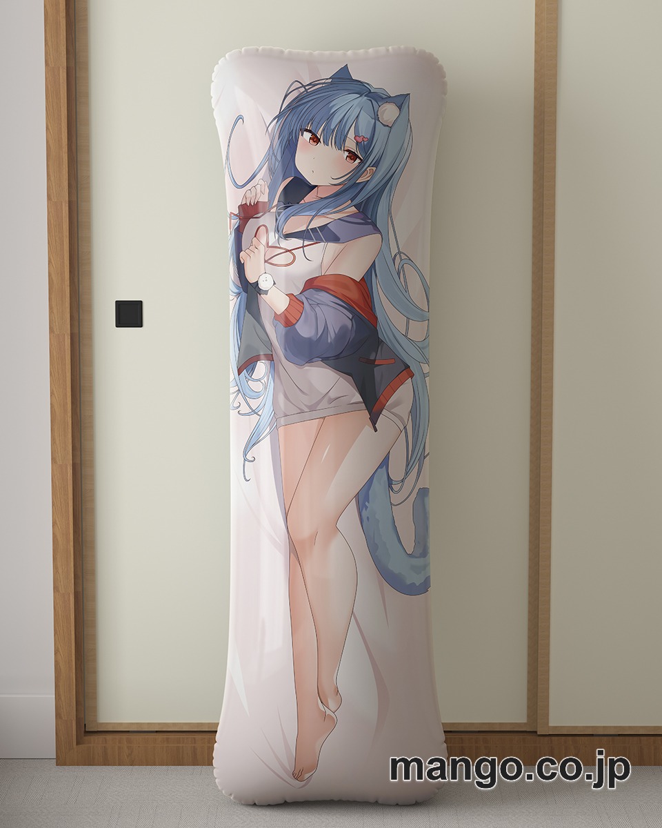 【抱き枕カバー / 等身大】 アニメ抱き枕カバー【バーチャルYoutuber】「始解ゆゑ」大型クッションキャラクターグッズPVC製コレクション用｜PVC エアクッション 等身大サイズ 立体ディスプレイ 2