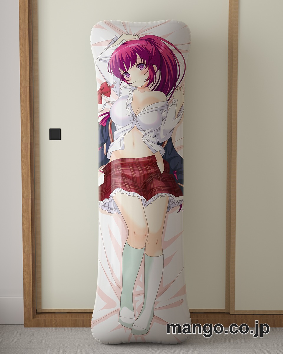 【抱き枕カバー / 等身大】 アニメ抱き枕カバーガールフレンド（仮） 浅見景大型クッションキャラクターグッズPVC製コレクション用｜空気ビニール製 等身大抱き枕 コレクション向けグッズ