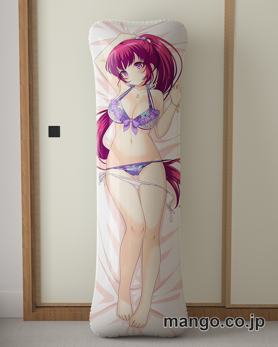【抱き枕カバー / 等身大】 アニメ抱き枕カバーガールフレンド（仮） 浅見景大型クッションキャラクターグッズPVC製コレクション用｜空気ビニール製 等身大抱き枕 コレクション向けグッズ 2