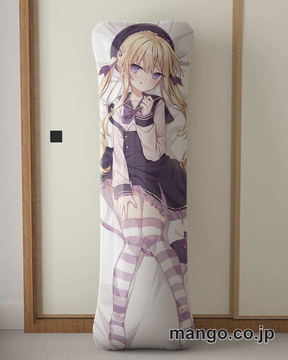 【抱き枕カバー / 等身大】 アニメ抱き枕カバー【バーチャルYoutuber】月紫アリア大型クッションキャラクターグッズPVC製コレクション用｜PVC エアクッション 等身大サイズ 立体ディスプレイ