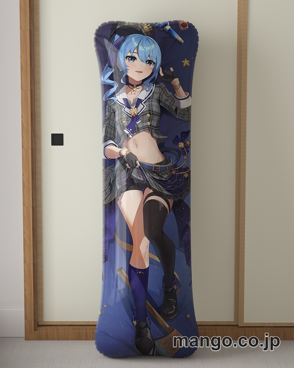 【抱き枕カバー / 等身大】 アニメ抱き枕カバー【バーチャルYoutuber】星街すいせい大型クッションキャラクターグッズPVC製コレクション用 ビッグサイズ 等身大クッション 立体キャラクターアイテム 2