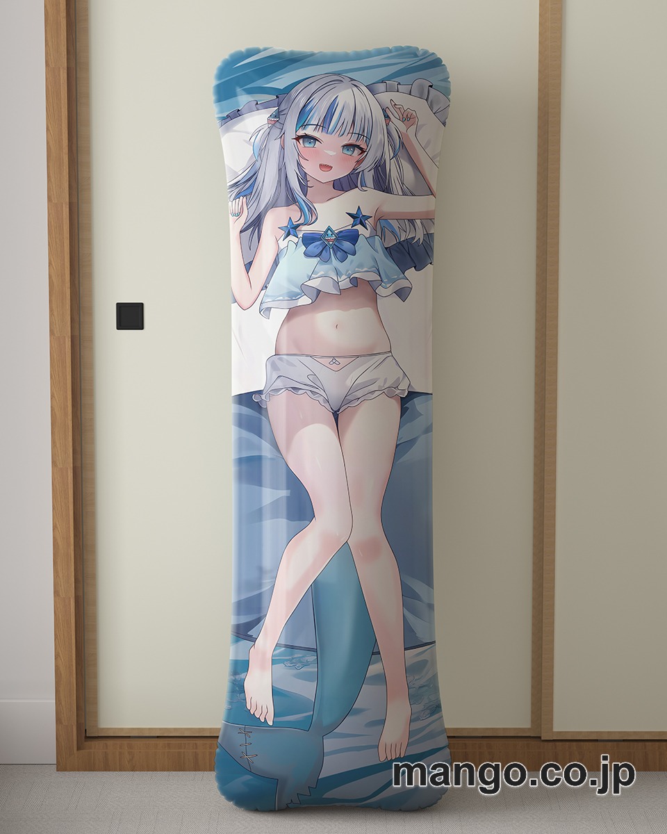 【抱き枕カバー / 等身大】 アニメ抱き枕カバー【バーチャルYoutuber】がうるぐら大型クッションキャラクターグッズPVC製コレクション用｜等身大エアクッション ビッグサイズ PVC製 アニメグッズ 2
