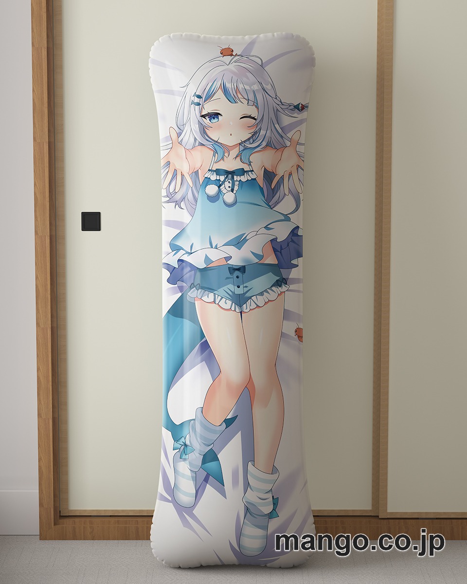 【抱き枕カバー / 等身大】 アニメ抱き枕カバー【バーチャルYoutuber】がうるぐら大型クッションキャラクターグッズPVC製コレクション用｜空気ビニール製 等身大抱き枕 コレクション向けグッズ