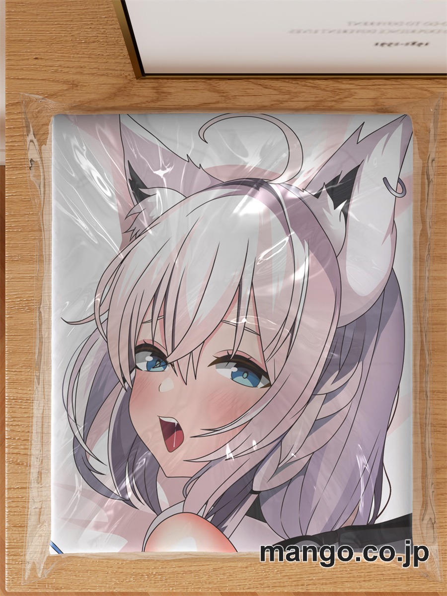 【抱き枕カバー / 等身大】 アニメ抱き枕カバー【バーチャルYoutuber】白上フブキ大型クッションキャラクターグッズPVC製コレクション用｜空気ビニール製 等身大抱き枕 コレクション向けグッズ 3