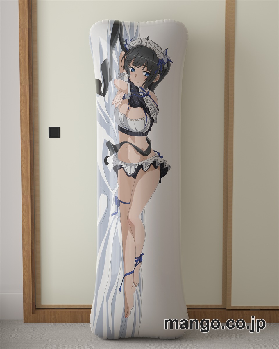 【抱き枕カバー / 等身大】 アニメ抱き枕カバー【ダンジョンに出会いを求めるのは間違っているだろうか】ヘスティア大型クッションキャラクターグッズPVC製コレクション用｜PVC エアクッション 等身大サイズ 立体ディスプレイ