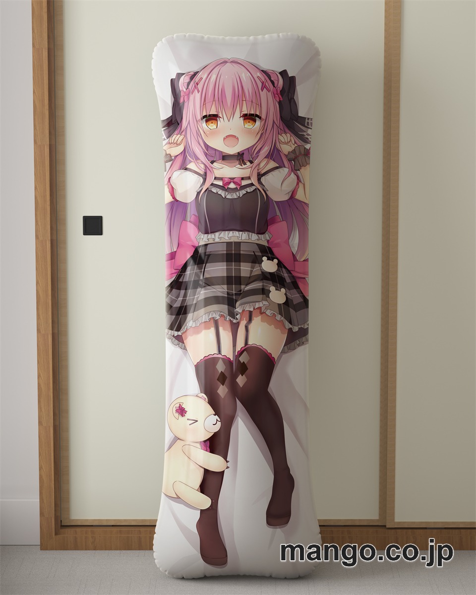 【抱き枕カバー / 等身大】 アニメ抱き枕カバー【バーチャルYoutuber】姫熊りぼん大型クッションキャラクターグッズPVC製コレクション用｜PVC エアクッション 等身大サイズ 立体ディスプレイ 2