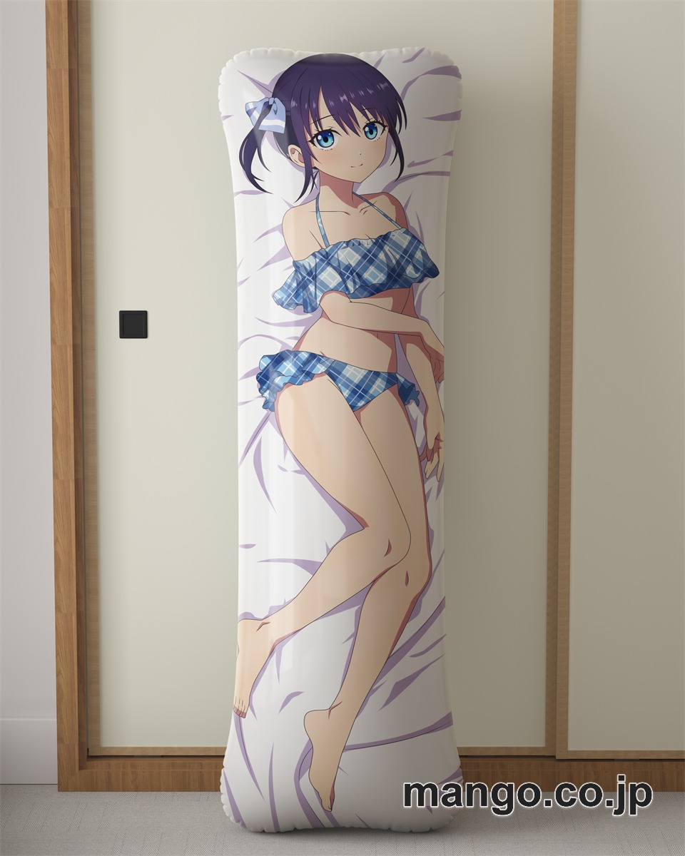 【抱き枕カバー / 等身大】 アニメ抱き枕カバー【カノジョも彼女】水瀬渚大型クッションキャラクターグッズPVC製コレクション用｜等身大エアクッション ビッグサイズ PVC製 アニメグッズ 2