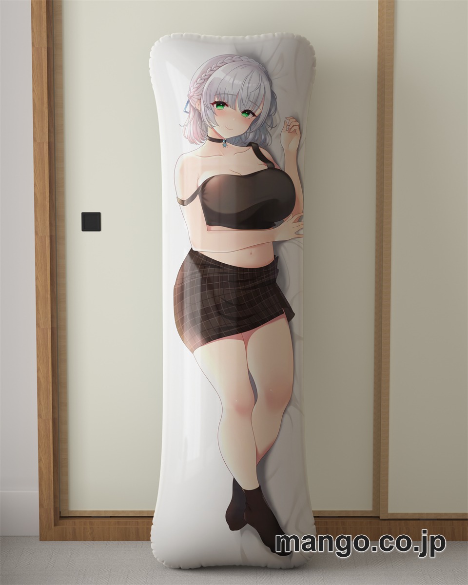 【抱き枕カバー / 等身大】 アニメ抱き枕カバー【バーチャルYoutuber】白銀ノエル大型クッションキャラクターグッズPVC製コレクション用｜PVC エアクッション 等身大サイズ 立体ディスプレイ