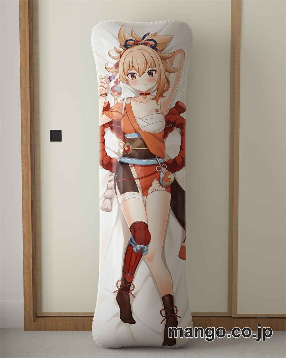 【抱き枕カバー / 等身大】 アニメ抱き枕カバー【原神】長野原宵宮大型クッションキャラクターグッズPVC製コレクション用｜空気ビニール製 等身大抱き枕 コレクション向けグッズ