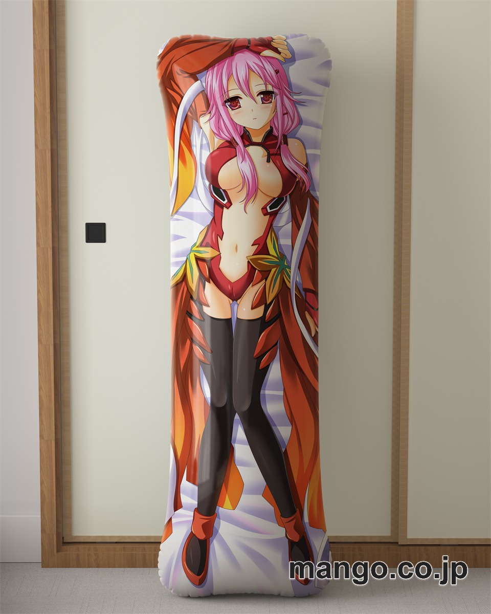 【抱き枕カバー / 等身大】 アニメ抱き枕カバー【ギルティクラウン】楪いのり大型クッションキャラクターグッズPVC製コレクション用｜PVC エアクッション 等身大サイズ 立体ディスプレイ
