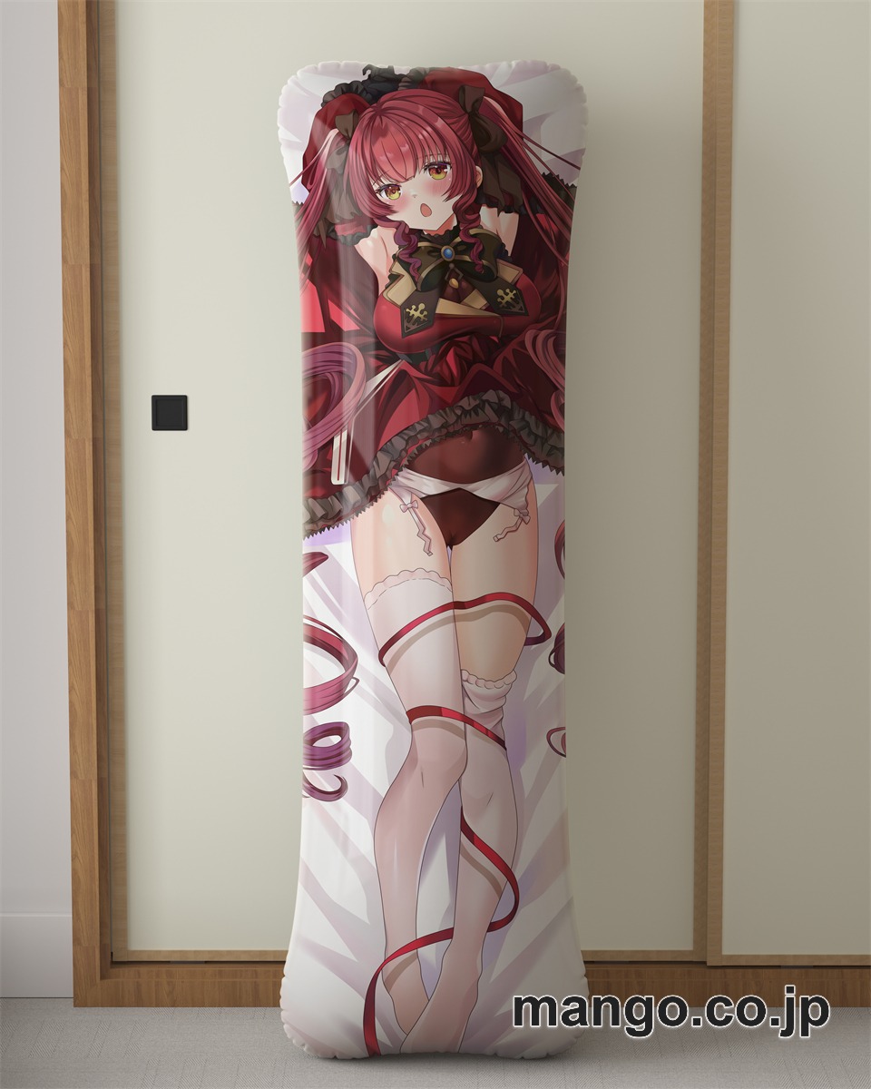 【抱き枕カバー / 等身大】 アニメ抱き枕カバー【バーチャルYoutuber】マリン船長大型クッションキャラクターグッズPVC製コレクション用｜空気ビニール製 等身大抱き枕 コレクション向けグッズ 2