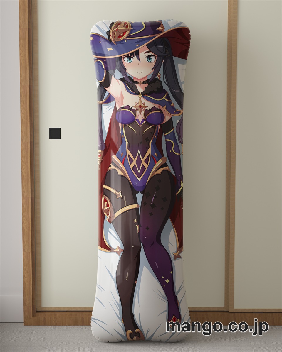 【抱き枕カバー / 等身大】 アニメ抱き枕カバー【原神】モナ大型クッションキャラクターグッズPVC製コレクション用｜等身大エアクッション ビッグサイズ PVC製 アニメグッズ