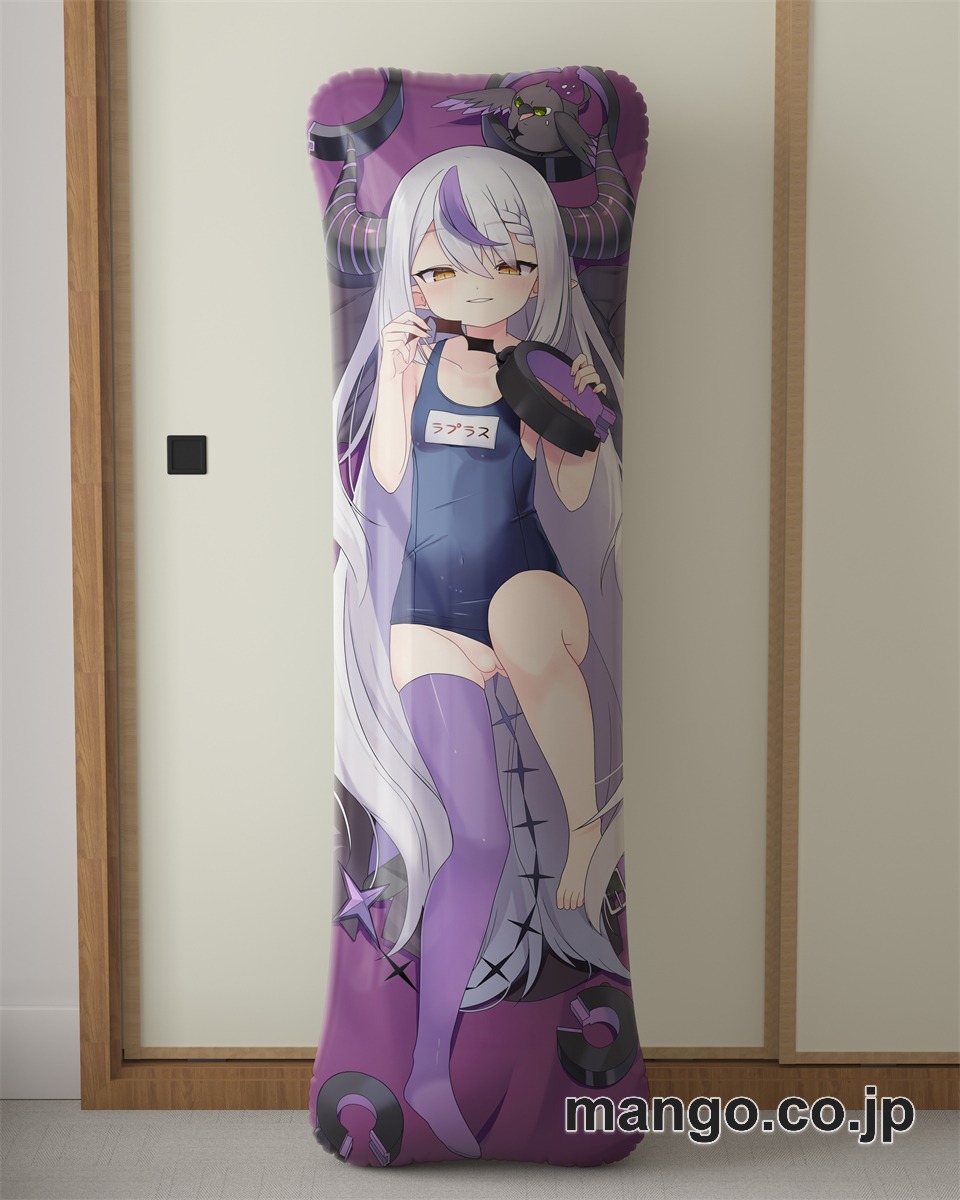【抱き枕カバー / 等身大】 アニメ抱き枕カバー【バーチャルYoutuber】ラプラス大型クッションキャラクターグッズPVC製コレクション用｜PVC エアクッション 等身大サイズ 立体ディスプレイ 2