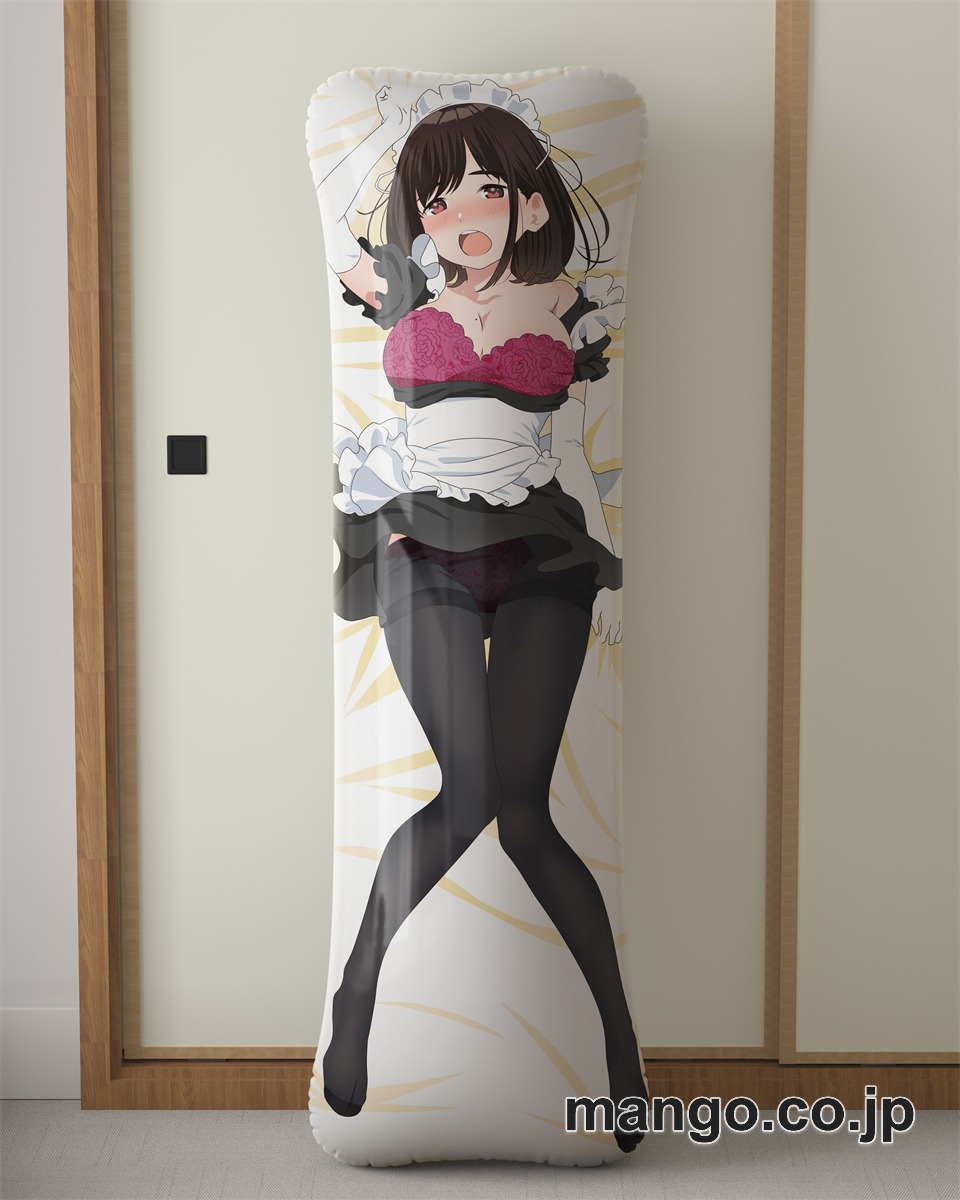 【抱き枕カバー / 等身大】 アニメ抱き枕カバー【がんばれ同期ちゃん】後輩ちゃん大型クッションキャラクターグッズPVC製コレクション用｜PVC エアクッション 等身大サイズ 立体ディスプレイ