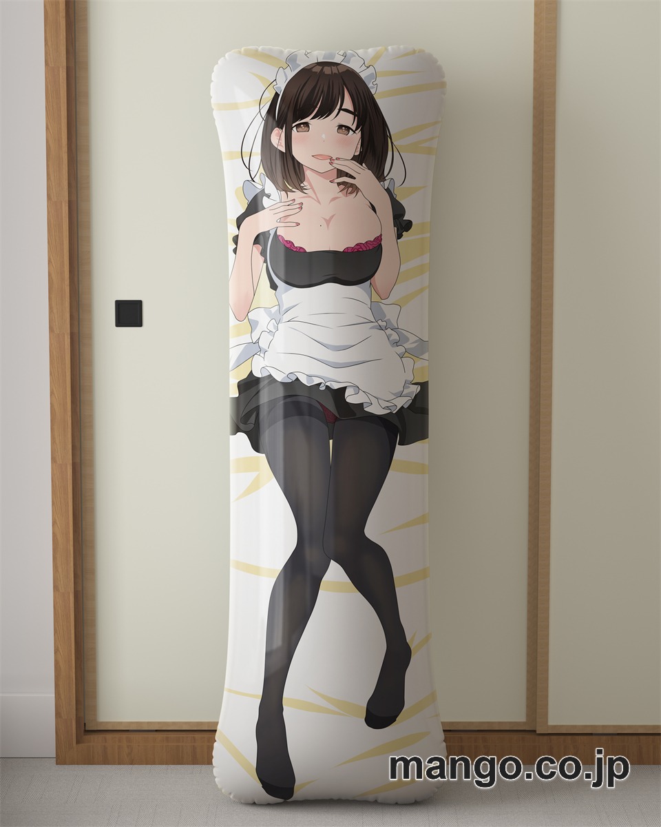 【抱き枕カバー / 等身大】 アニメ抱き枕カバー【がんばれ同期ちゃん】後輩ちゃん大型クッションキャラクターグッズPVC製コレクション用｜PVC エアクッション 等身大サイズ 立体ディスプレイ 2