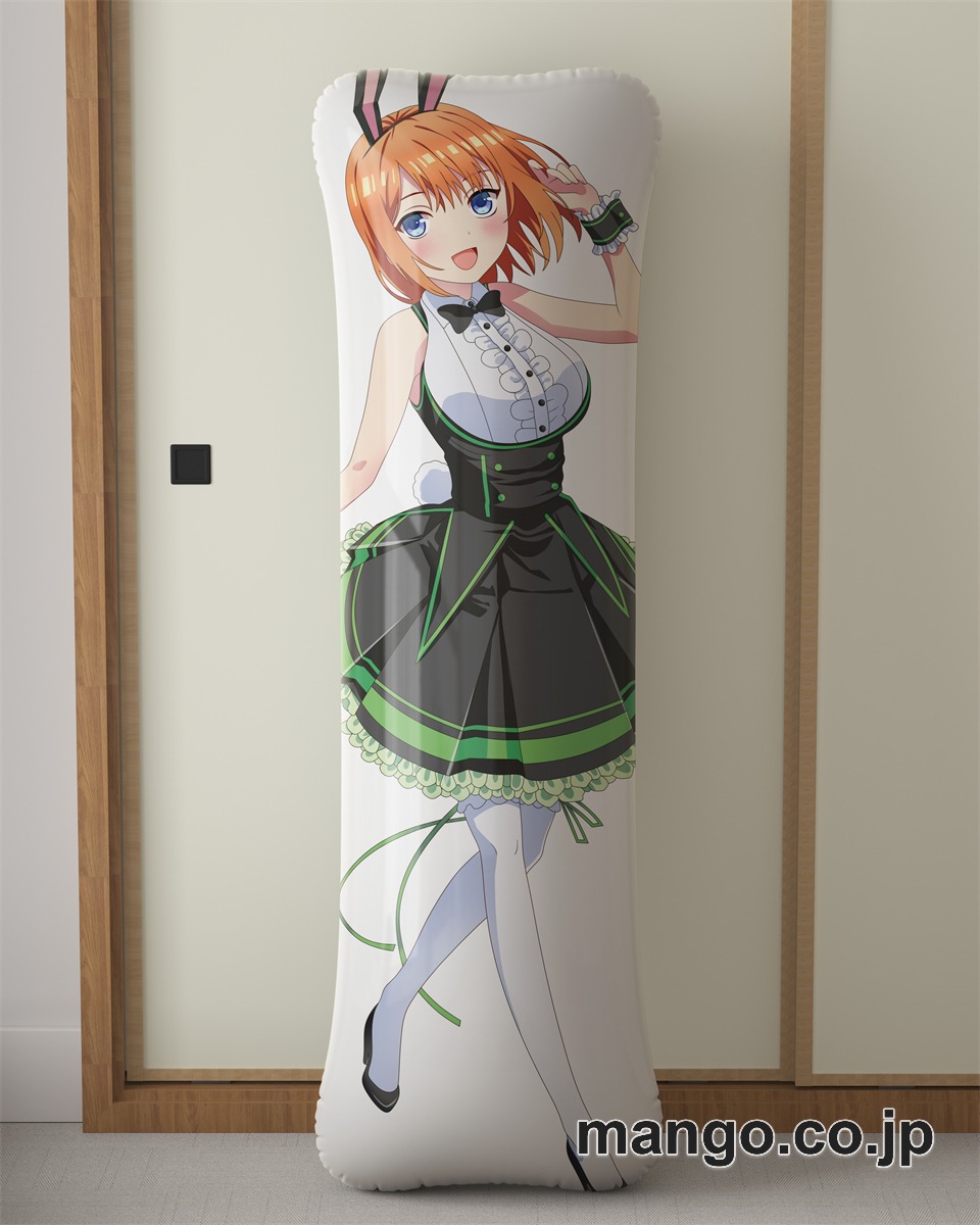 【抱き枕カバー / 等身大】 アニメ抱き枕カバー五等分の花嫁バニーガール中野四葉大型クッションキャラクターグッズPVC製コレクション用｜空気ビニール製 等身大抱き枕 コレクション向けグッズ 2
