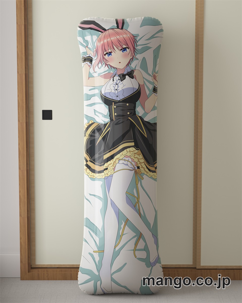 【抱き枕カバー / 等身大】 アニメ抱き枕カバー五等分の花嫁バニーガール中野一花大型クッションキャラクターグッズPVC製コレクション用 等身大 抱き枕 空気ビニール製 キャラクターグッズ