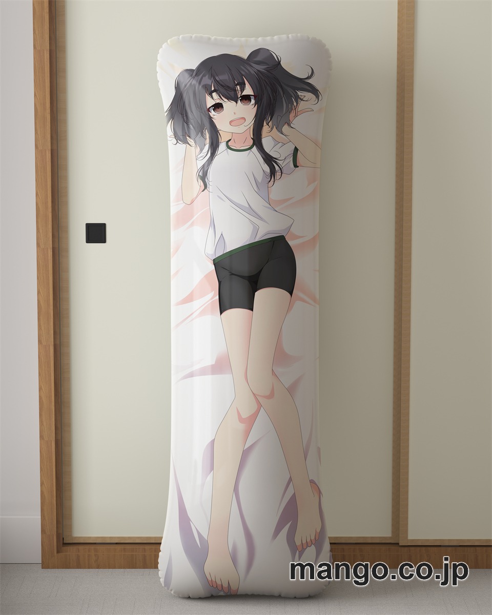 【抱き枕カバー / 等身大】 アニメ抱き枕カバー【艦隊これくしょん】「天津風&時津風」～スパッツ体操服モード大型クッションキャラクターグッズPVC製コレクション用｜等身大エアクッション ビッグサイズ PVC製 アニメグッズ 2