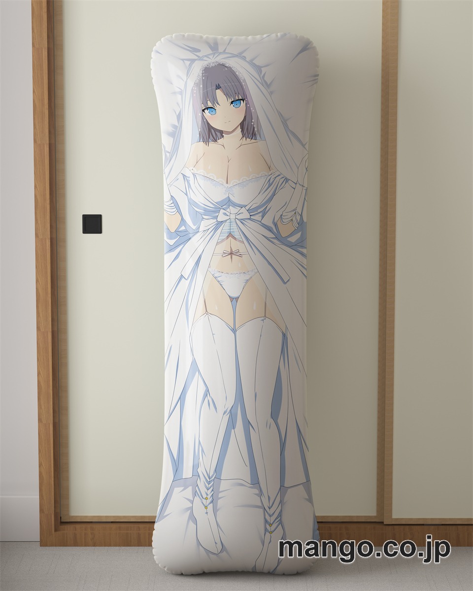 【抱き枕カバー / 等身大】 アニメ抱き枕カバー【閃乱カグラ】 雪泉ウェディングver大型クッションキャラクターグッズPVC製コレクション用｜空気ビニール製 等身大抱き枕 コレクション向けグッズ