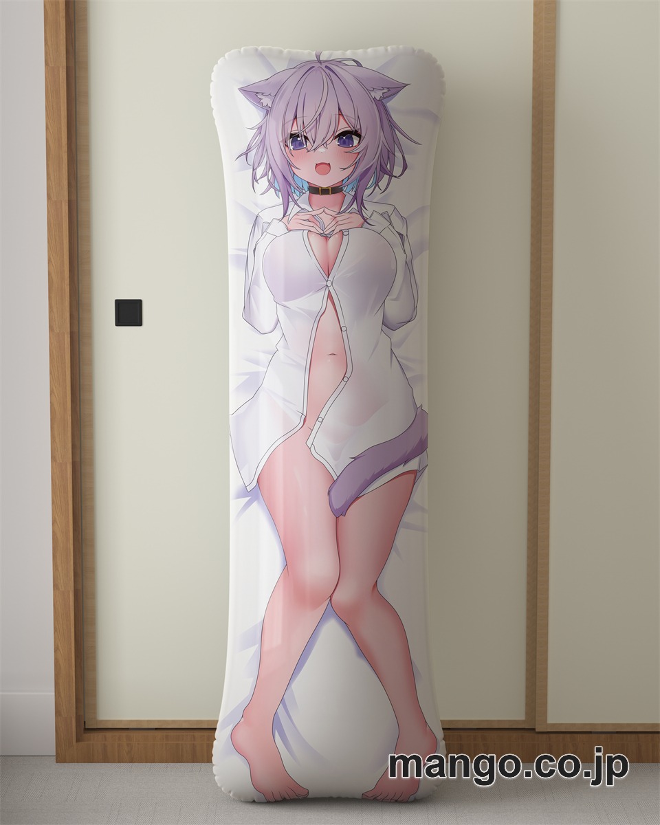 【抱き枕カバー / 等身大】 アニメ抱き枕カバー[バーチャルYouTuber]猫又おかゆ大型クッションキャラクターグッズPVC製コレクション用 ビッグサイズ 等身大クッション 立体キャラクターアイテム