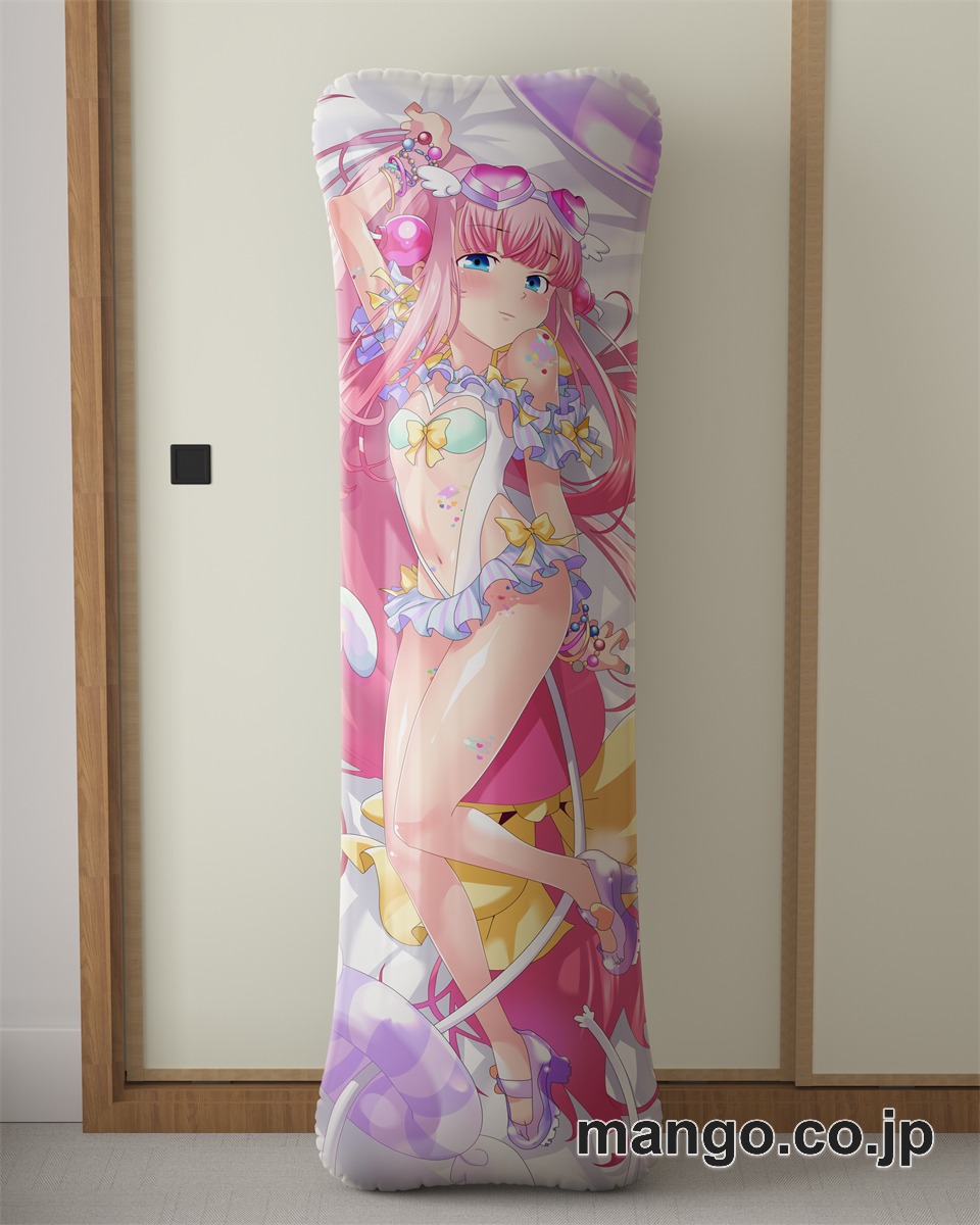 【抱き枕カバー / 等身大】 アニメ抱き枕カバー【ボンバーガール】モモコ大型クッションキャラクターグッズPVC製コレクション用｜PVC エアクッション 等身大サイズ 立体ディスプレイ 2
