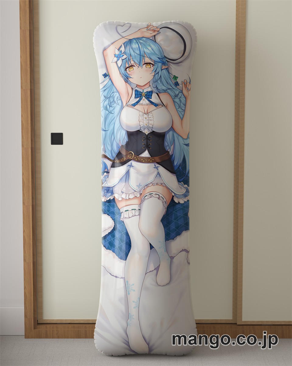 【抱き枕カバー / 等身大】 アニメ抱き枕カバー雪花ラミィ大型クッションキャラクターグッズPVC製コレクション用 等身大ビニールクッション 抱き枕 アニメ・キャラグッズ