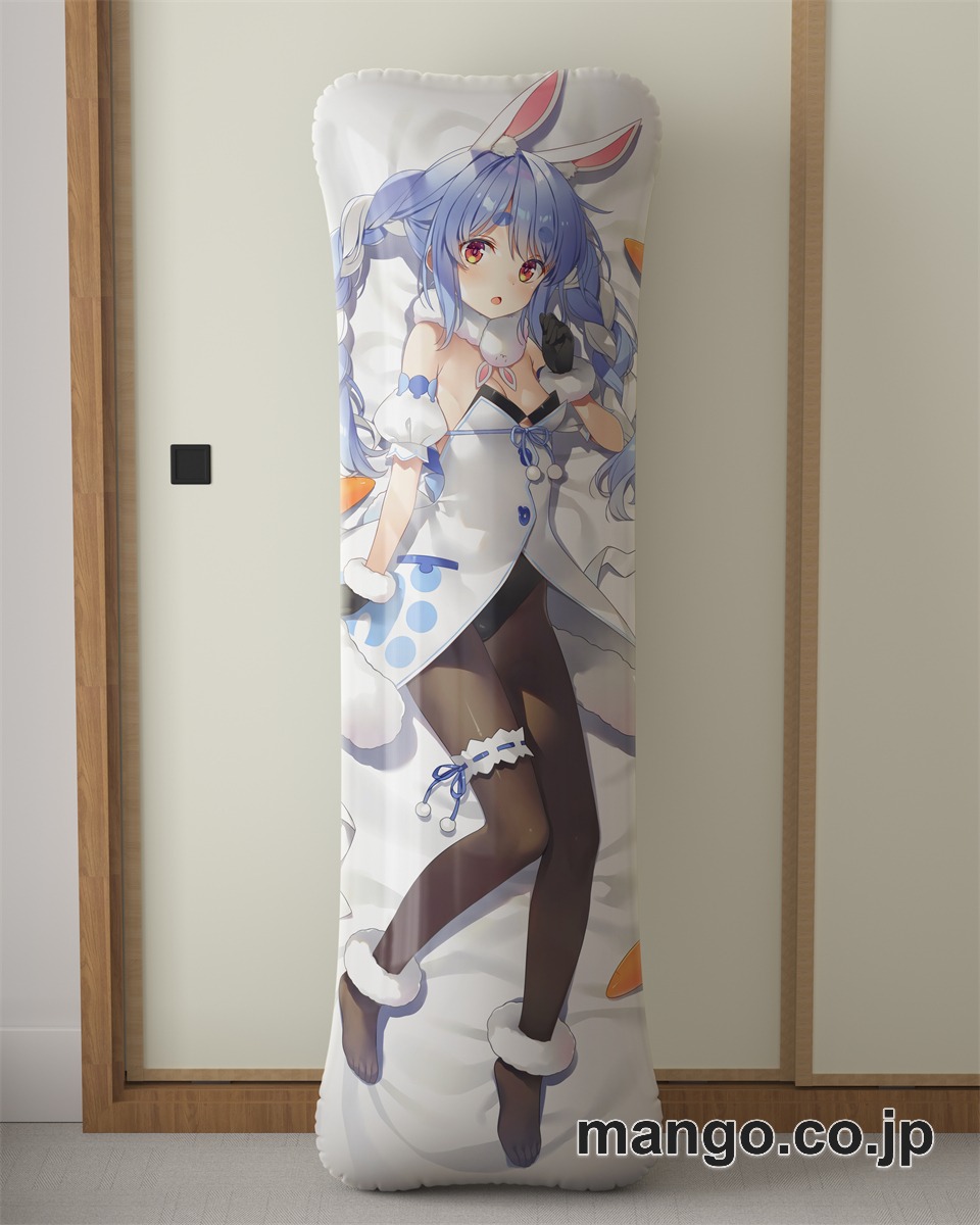 【抱き枕カバー / 等身大】 アニメ抱き枕カバー【バーチャルYoutuber】憂姫はぐれ先生描き下ろし兎田ぺこら大型クッションキャラクターグッズPVC製コレクション用｜PVC エアクッション 等身大サイズ 立体ディスプレイ