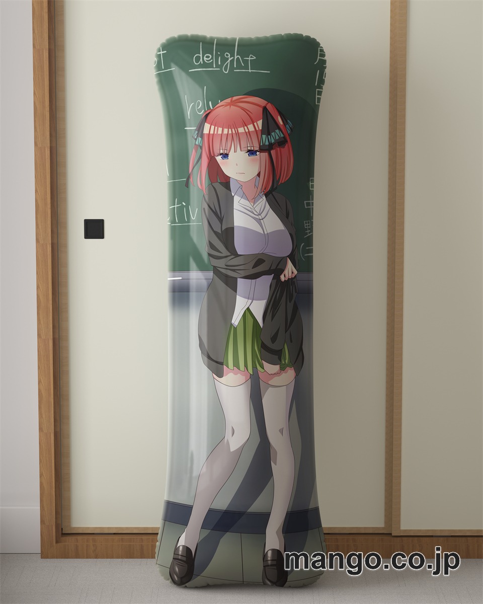 【抱き枕カバー / 等身大】 アニメ抱き枕カバー【五等分の花嫁 】中野二乃大型クッションキャラクターグッズPVC製コレクション用 等身大ビニールクッション 抱き枕 アニメ・キャラグッズ