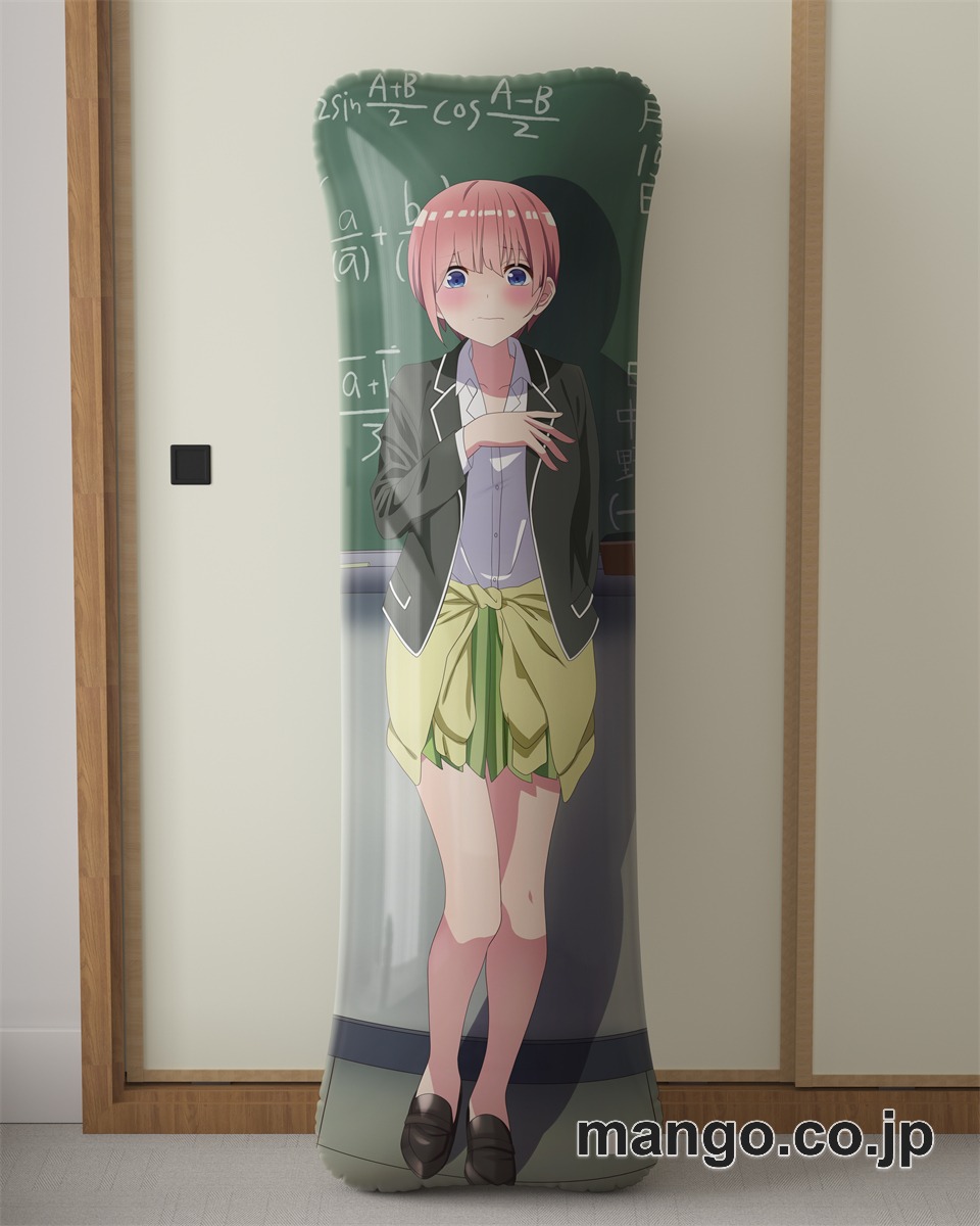 【抱き枕カバー / 等身大】 アニメ抱き枕カバー【五等分の花嫁 】中野一花大型クッションキャラクターグッズPVC製コレクション用｜等身大エアクッション ビッグサイズ PVC製 アニメグッズ