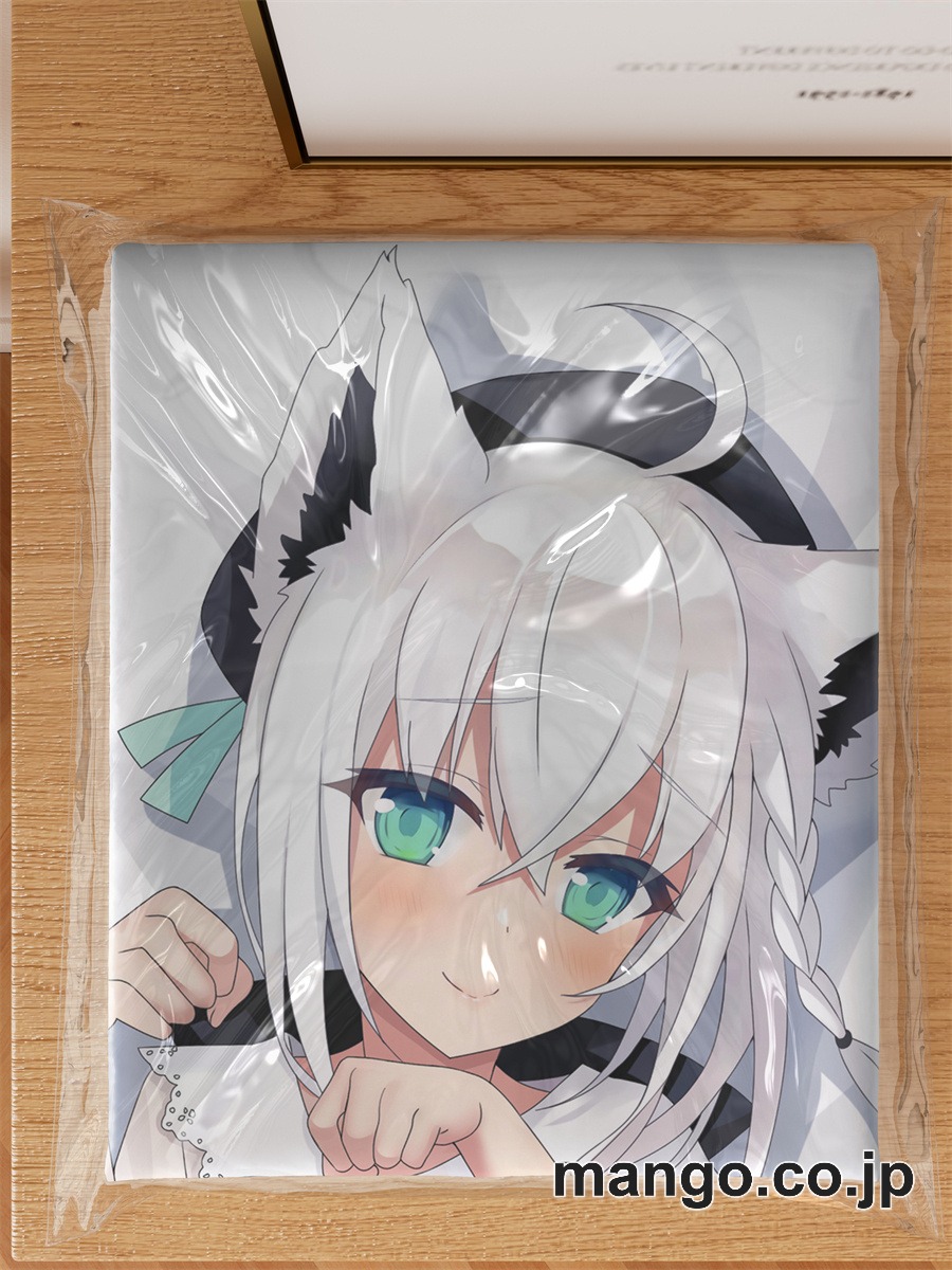 【抱き枕カバー / 等身大】 アニメ抱き枕カバーバーチャルYouTuber白上フブキ大型クッションキャラクターグッズPVC製コレクション用｜空気ビニール製 等身大抱き枕 コレクション向けグッズ 3
