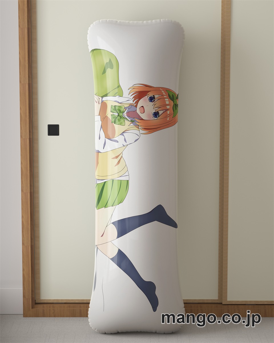 【抱き枕カバー / 等身大】 アニメ抱き枕カバー【五等分の花嫁 】中野四葉大型クッションキャラクターグッズPVC製コレクション用｜等身大エアクッション ビッグサイズ PVC製 アニメグッズ