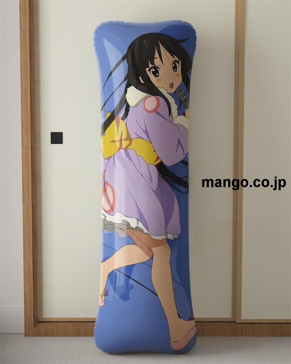 【抱き枕カバー / 等身大】 アニメ抱き枕カバーけいおん！大型クッションキャラクターグッズPVC製コレクション用 等身大ビニールクッション 抱き枕 アニメ・キャラグッズ