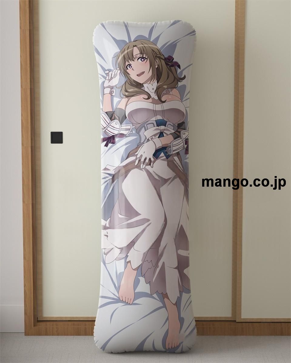 【抱き枕カバー / 等身大】 アニメ抱き枕カバー通常攻撃が全体攻撃で二回攻撃のお母さんは好きですか大型クッションキャラクターグッズPVC製コレクション用｜空気ビニール製 等身大抱き枕 コレクション向けグッズ
