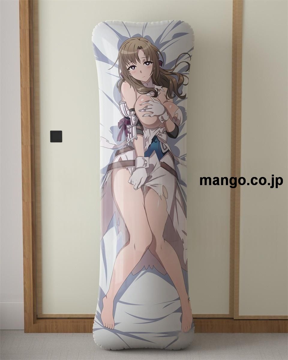 【抱き枕カバー / 等身大】 アニメ抱き枕カバー通常攻撃が全体攻撃で二回攻撃のお母さんは好きですか大型クッションキャラクターグッズPVC製コレクション用｜空気ビニール製 等身大抱き枕 コレクション向けグッズ 2