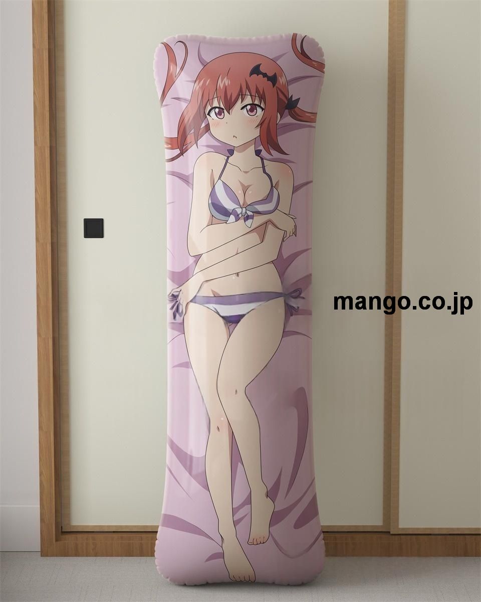 【抱き枕カバー / 等身大】 アニメ抱き枕カバーガヴリールドロップアウトサターニャ水着Ver大型クッションキャラクターグッズPVC製コレクション用 等身大ビニールクッション 抱き枕 アニメ・キャラグッズ 2