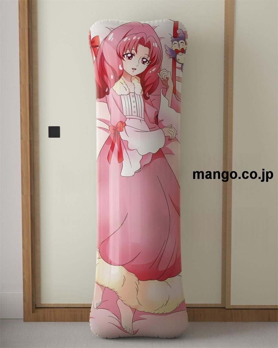 【抱き枕カバー / 等身大】 アニメ抱き枕カバープリキュアシリーズきらら＆トワ大型クッションキャラクターグッズPVC製コレクション用 等身大 抱き枕 空気ビニール製 キャラクターグッズ