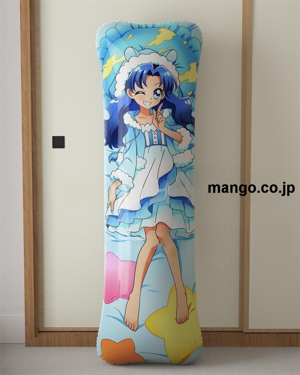 【抱き枕カバー / 等身大】 アニメ抱き枕カバーキラキラ☆プリキュアアラモードひまり＆あおい大型クッションキャラクターグッズPVC製コレクション用 等身大ビニールクッション 抱き枕 アニメ・キャラグッズ